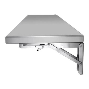 Kagrote Folding Concession Shelf Folding Food Serving Shelf Rack Concession Serving Shelf for Kitchen Restaurant Utility Room Laundry and Garage charming