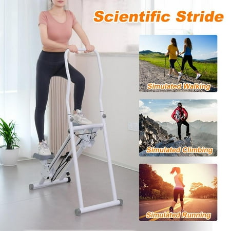 Kagrote Folding Stepper Machine 300lb Load Space-Efficient 50.8 Inch Vertical Climber for Home Gym