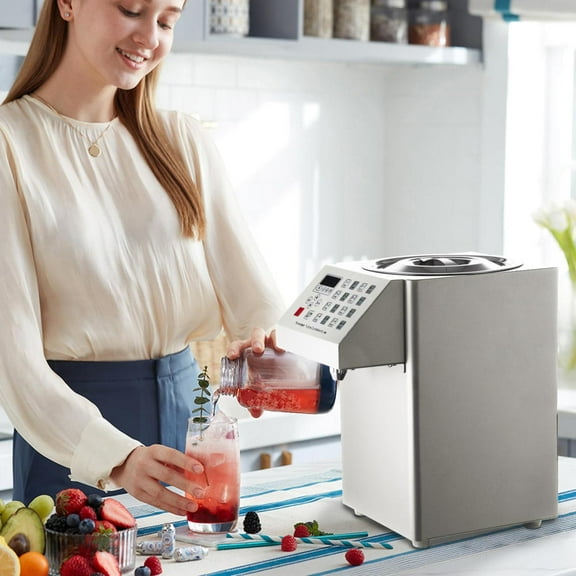 Kagrote Fructose Dispenser, 110V 300W Liquid Sugar Dispense Machine, Electric Fructose Sugar Syrup Quantitative Machine for Cafes