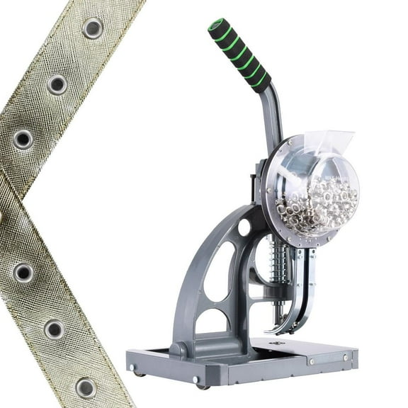 Kagrote Heavy Duty Eyelet Grommet Machine Industrial Eyelet Grommet Machine Heavy Duty Auto Refill Hand Press Punch Tool Industrial Eyelet Grommet Machine with 2000 Grommets Eyelets for Curtains smart
