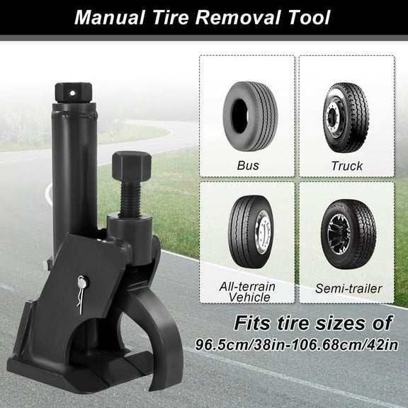 Kagrote Portable Manual Tire Changer for 38-42Inch Tires, Manual Tire Bead Breaker for ATVs, Golf Carts and Trucks