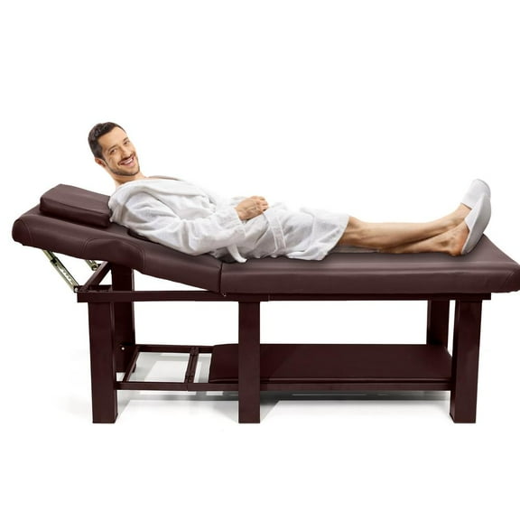 Kagrote Professional Massage Table Adjustable Massage Bench Heavy Duty Metal Frame Massage Table for Rehabilitation Spa Massage reasonable