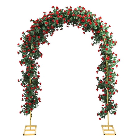 Kagrote Wedding Arches for Ceremony Wedding Arch Floral Stand Metal Arch Balloon Garland Stand Flower Arch Stand Photo Backdrop Stand Kit Backdrop Arch for Weddings Parties classical