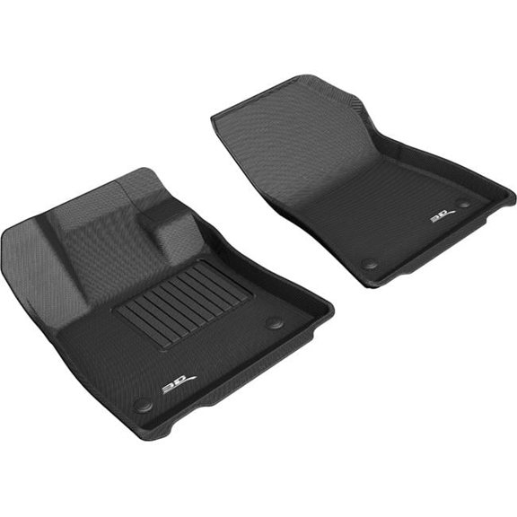 Kagu First Row Floor Liners for 2019-2020 Infiniti QX50 - Black
