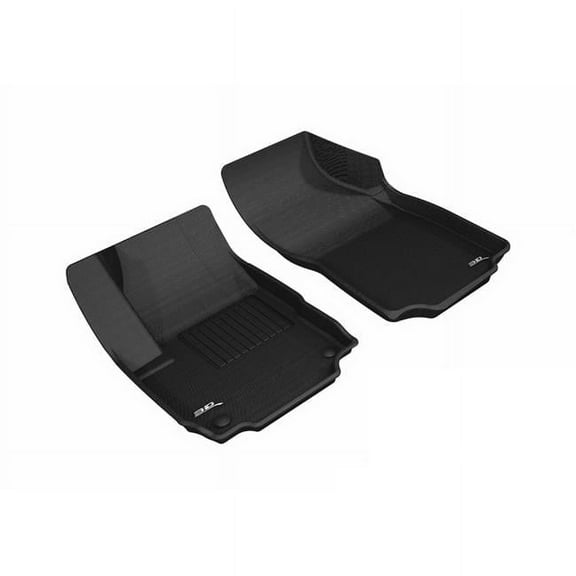 Kagu First Row Floor Mats for 2018-2019 GMC Terrain - Black