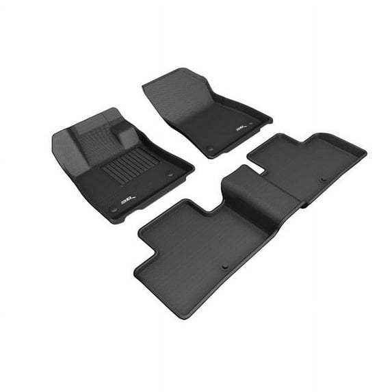 Kagu First & Second Row Floor Liners for 2019-2020 Infiniti QX50 - Black