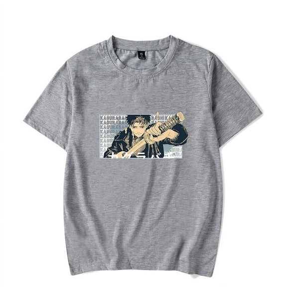 KaguraBachi Merch T-shirt Trendy Anime Print Short-sleeved Neutral Hip-hop Street Wear