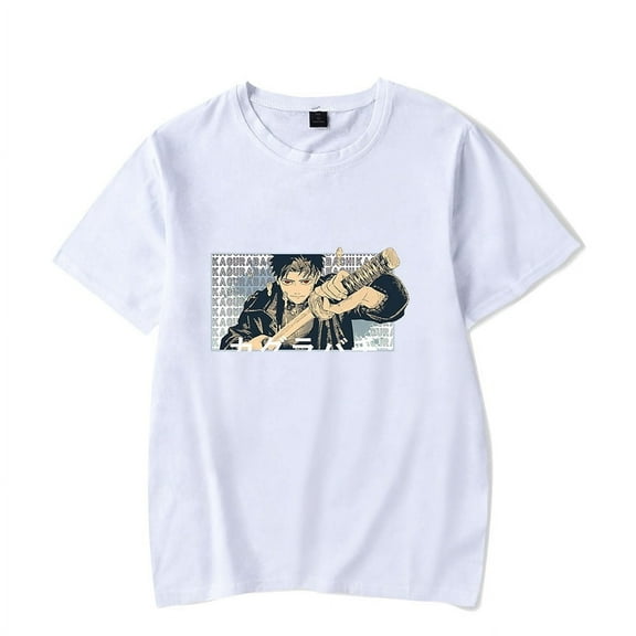 KaguraBachi Merch T-shirt Trendy Anime Print Short-sleeved Neutral Hip-hop Street Wear
