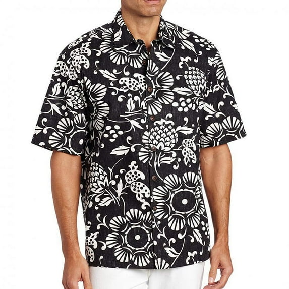 Kahala Men's Dukes Pareo Hawaiian Aloha Shirt