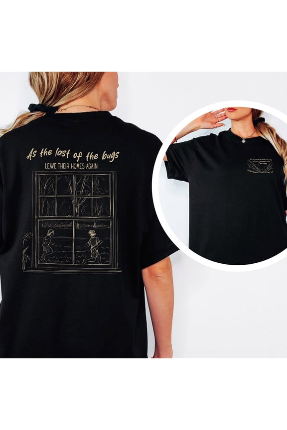 Kahan Lyrics 2 Sided Graphic T-Shirt, Noah The Last of The Bugs, Unisex Sizes S-5XL - Multicolor