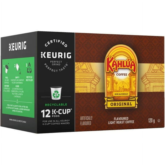 Kahlúa Original K-Cup Coffee Pods, 12 Count For Keurig Coffee Makers