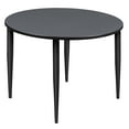 thumbnail image 1 of Kahlo 48" Round Tapered Leg Table- Grey/ Black, 1 of 3