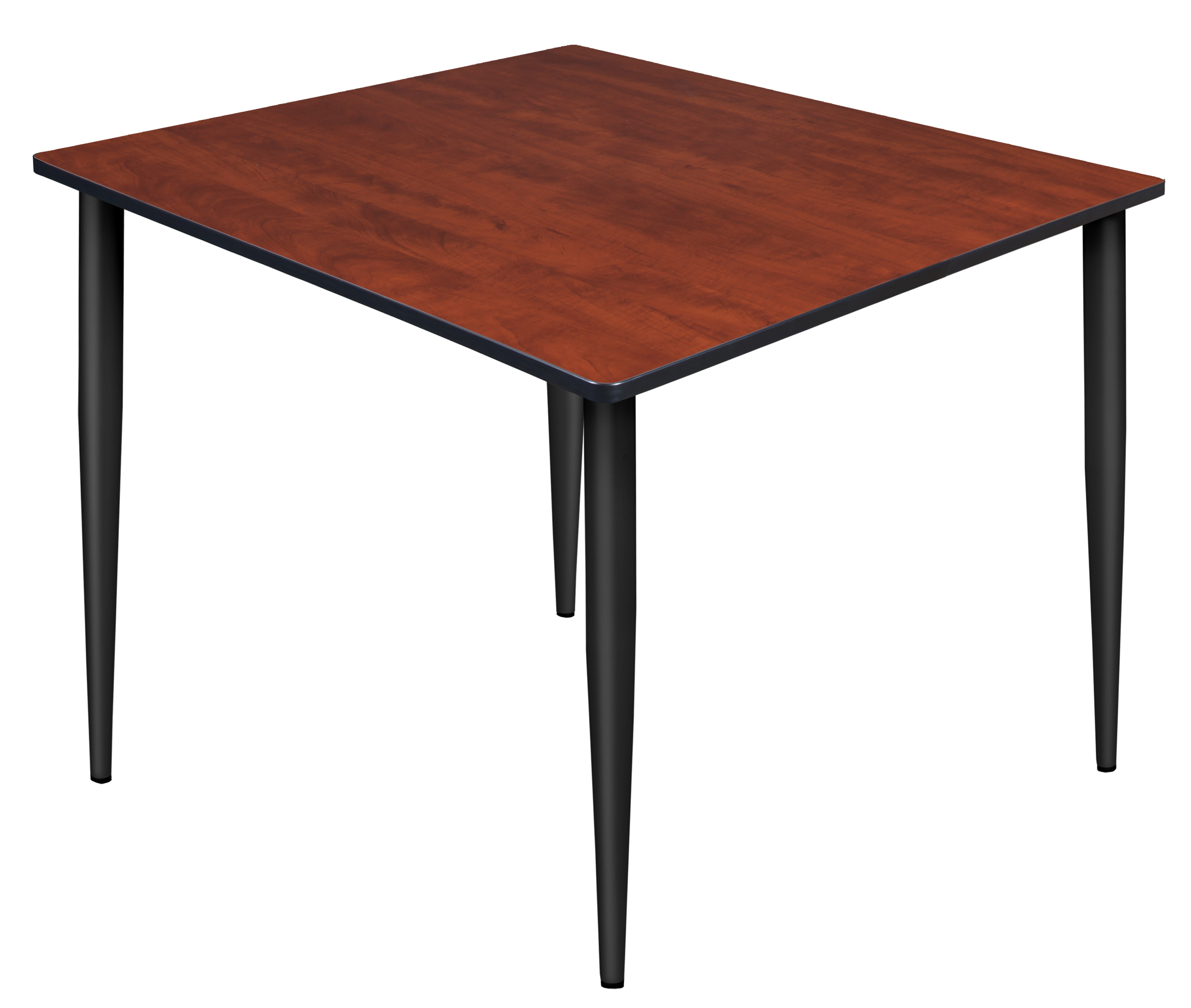 Kahlo 48" Square Tapered Leg Table - Cherry/Black - image 1 of 4