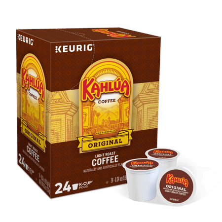 Kahlua Coffee K-Cup Pods, Light Roast Coffee, 24 Count for Keurig Brewers