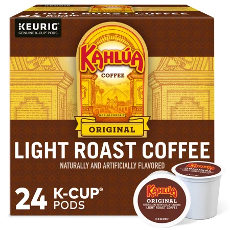 Kahlua Coffee Original, 24 K-Cups, Light Roast
