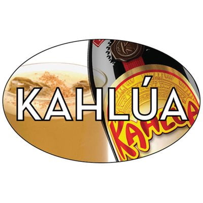 Kahlua Food Store Labels 1.25" x 2" 500 each per roll Great Quality Stickers Decals