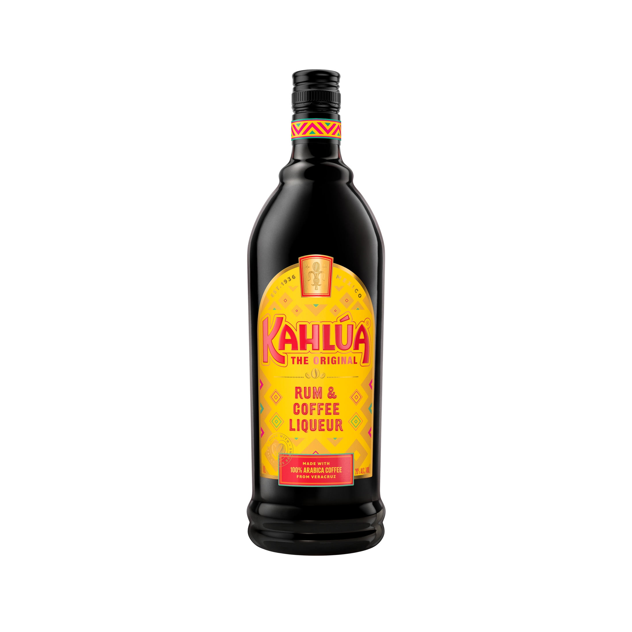 Kahlua Original Rum and Coffee Liqueur, 1 L Bottle, 20% ABV