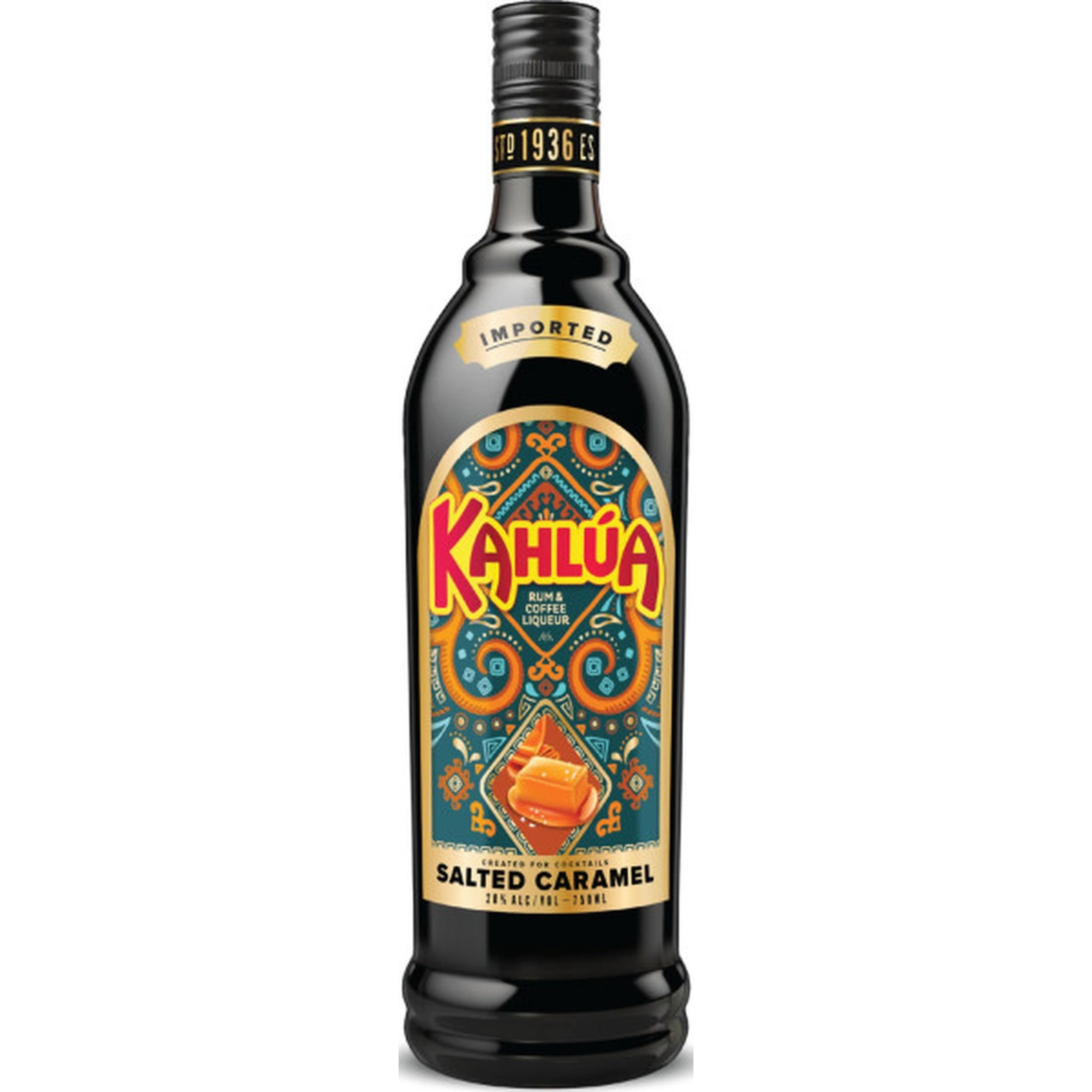 Kahlua Salted Caramel Rum and Coffee Liqueur, 750 ml Bottle, 20% ABV ...