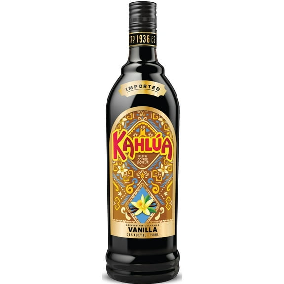 Kahlua Vanilla Rum and Coffee Liqueur, 750 ml Bottle, 20% ABV