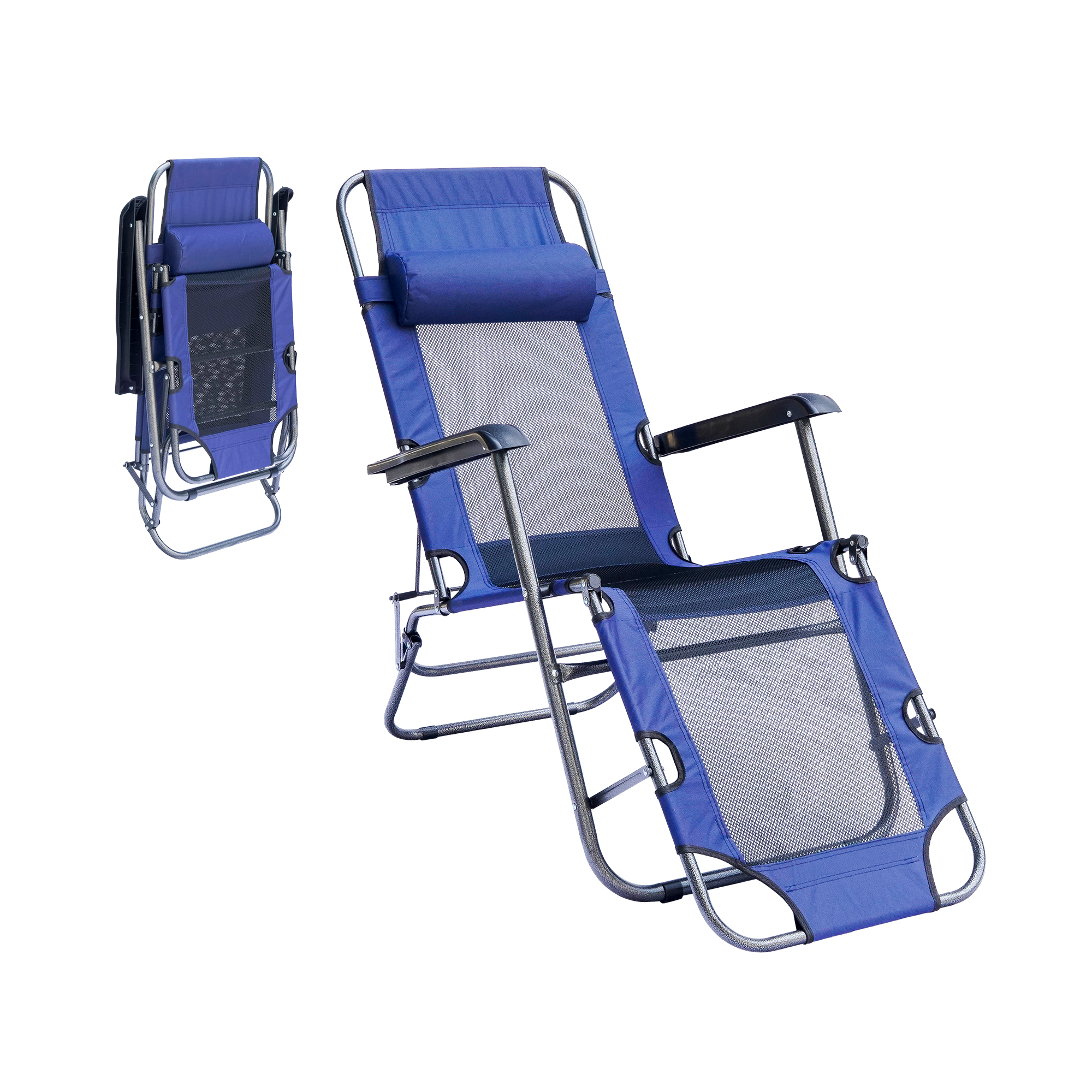 Kahoo Zero Gravity Lounge Chair Recliner Navy - image 1 of 7
