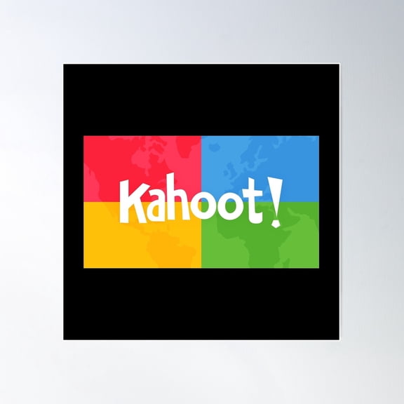Kahoot Poster Wall Art, Modern Wall Decor For Living Room Bedroom, 8x12 UNFRAMED
