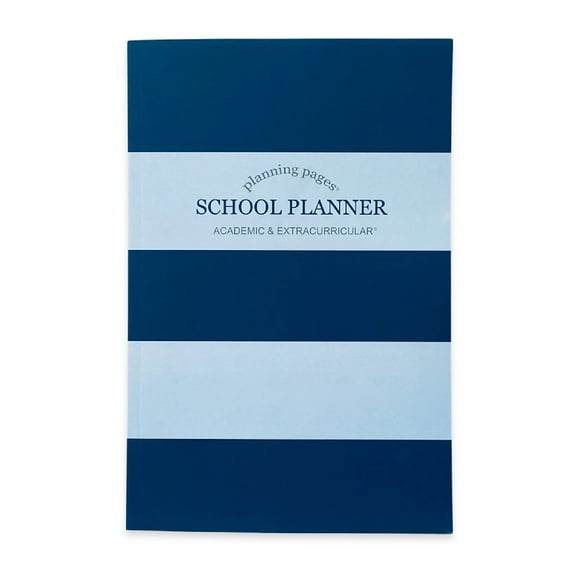 Kahootie Co. It's That Kinda Day School & After School 9" x 6" Monthly & Weekly Planner Teal Stripe