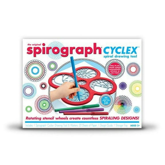 Kahootz Spirograph Cyclex Spiral Drawing Tool (29 Count)