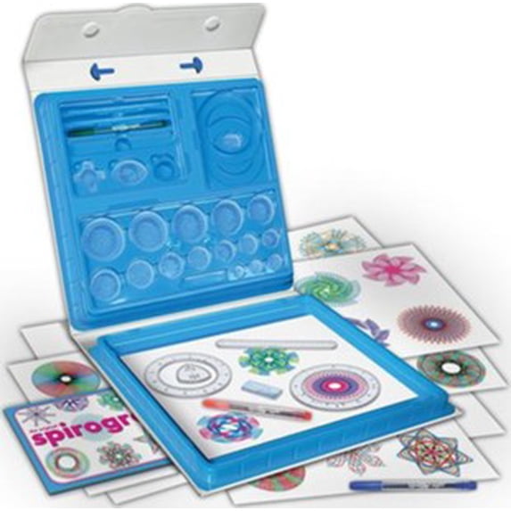 Spirograph Deluxe Set –Arts and Crafts, Kids Toys, Art Supplies, Craft Supplies, Drawing Kit, Spiral Art, Classic Gear Design Kit, Build-in Case, Pens, Design Sheet Included, Ages 8+