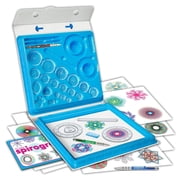 مجموعة Spirograph Deluxe للفنون والحرف اليدوية، ألعاب الأطفال، اللوازم الفنية، اللوازم الحرفية، مجموعة الرسم، الفن الحلزوني، مجموعة تصميم المعدات الكلاسيكية، علبة مدمجة، أقلام، ورقة تصميم متضمنة، الأعمار 8+