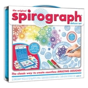 Spirograph Deluxe Set –Arts and Crafts, Kids Toys, Art Supplies, Craft Supplies, Drawing Kit, Spiral Art, Classic Gear Design Kit, Build-in Case, Pens, Design Sheet Included, Ages 8+