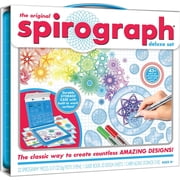 Spirograph Deluxe Set –Arts and Crafts, Kids Toys, Art Supplies, Craft Supplies, Drawing Kit, Spiral Art, Classic Gear Design Kit, Build-in Case, Pens, Design Sheet Included, Ages 8+