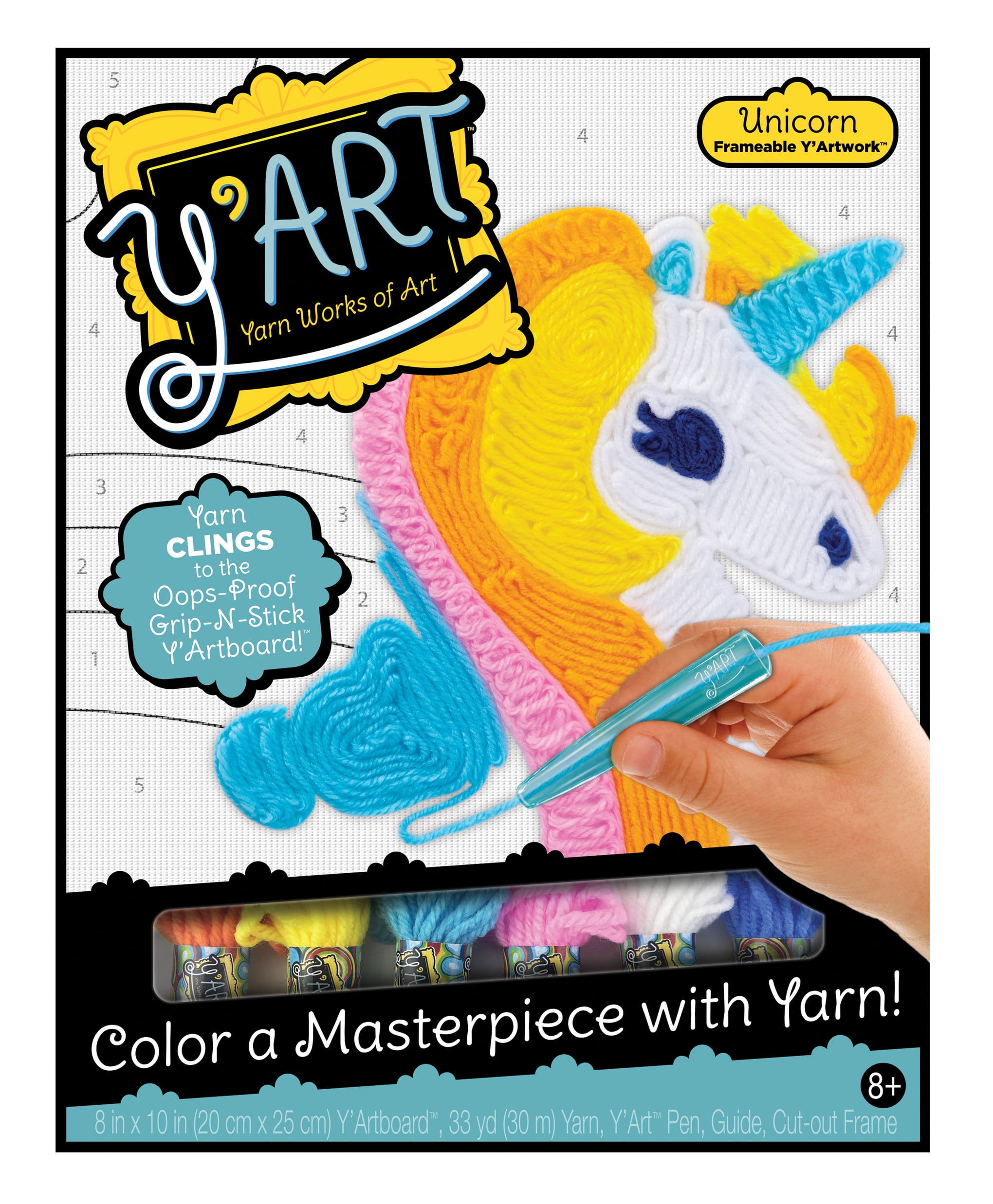 Unicorn Heart Canvas Painting Kids DIY Paint Party Kit-includes
