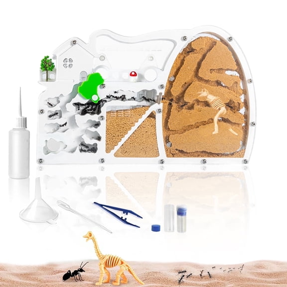 Kahopy Ant Farms Ant Farm , Clear Acrylic Ant Farm Kit, Educational Habitat STEM Toy for Kids