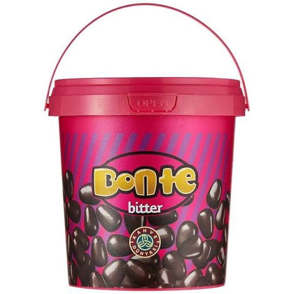 Kahve Dunyasi Bonte Dark & White Chocolate Coated Biscuit Dragee 14.11oz