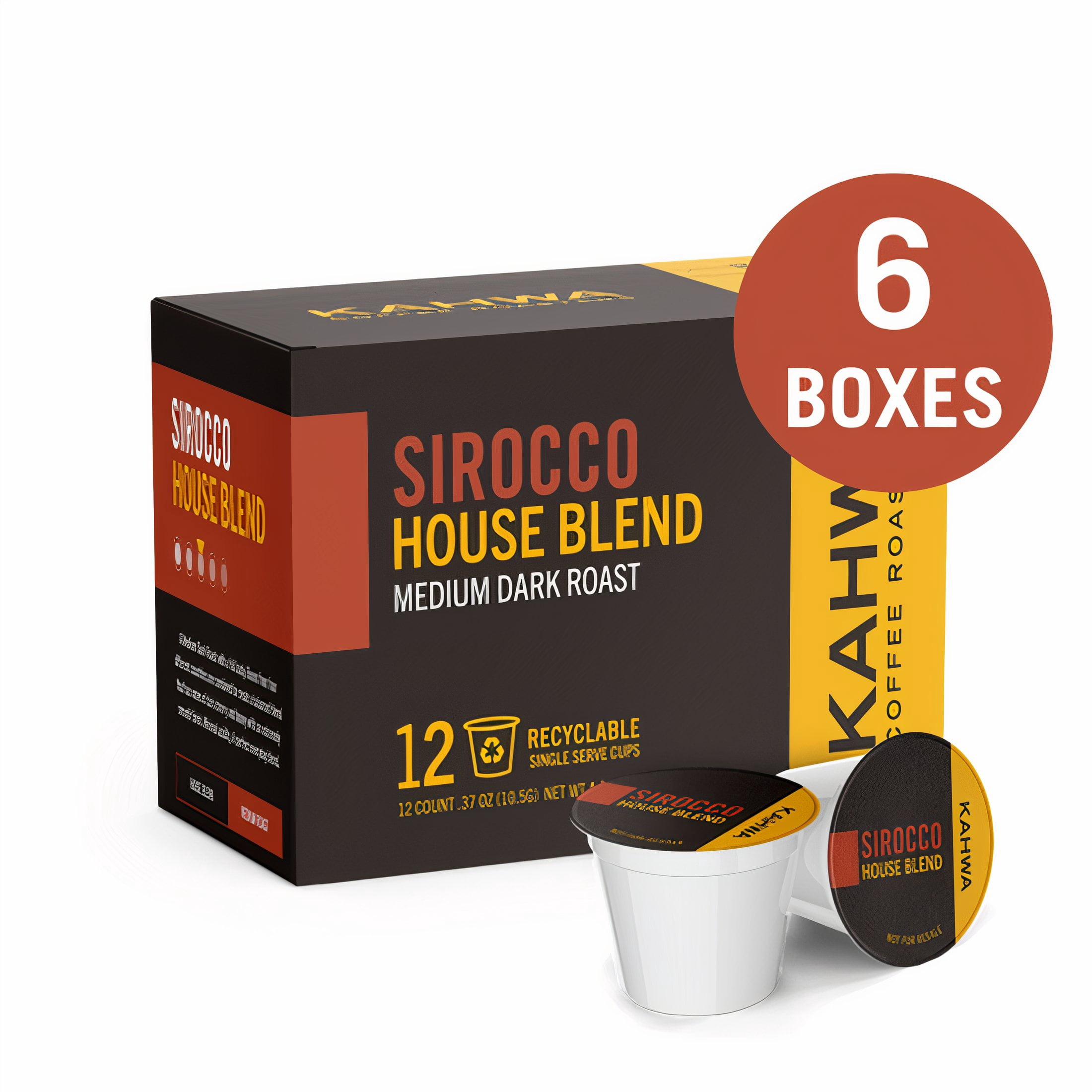 Kahwa Coffee Roasters Sirocco Single Serve Cups Case