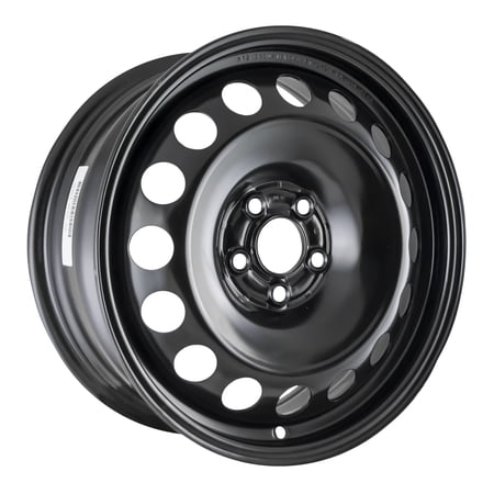 Kai 16 X 6.5 New Premium Replacement Steel Wheel Replica, Black, Fits 1998 - 2010 Volkswagen Beetle