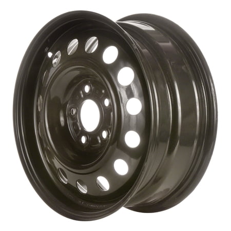 Kai 16 X 6.5 New Standard Replacement Steel Wheel Replica, Black, Fits 2011 - 2017 Hyundai Elantra Sedan