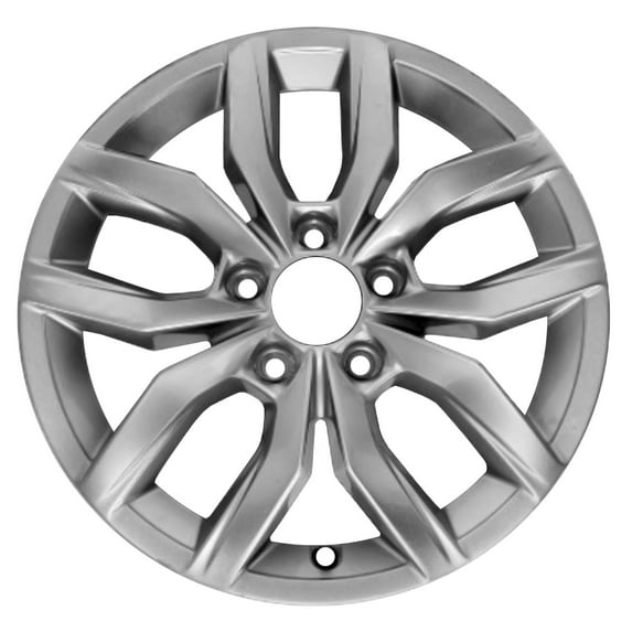 Kai 16 X 6.5 Reconditioned OEM Aluminum Alloy Wheel, All Painted Silver, Fits 2016 - 2018 Volkswagen Passat