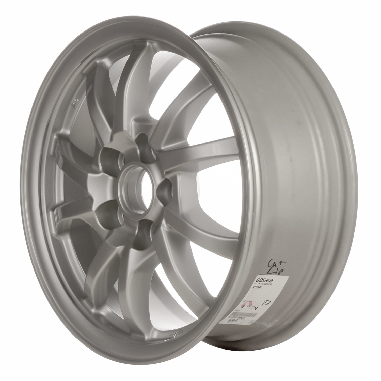Kai 16 X 6.5 Reconditioned OEM Aluminum Alloy Wheel, All Painted Silver ...