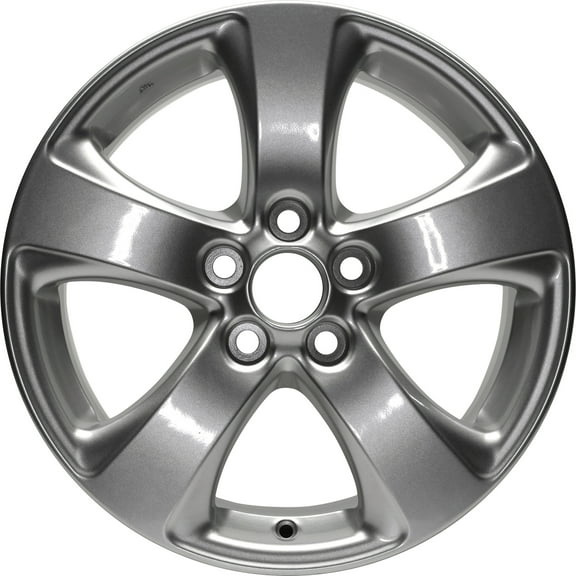Kai 17 X 7 New Aluminum Alloy Wheel Replica, Bright Silver Sparkle Silver, Fits 2011 - 2020 Toyota Sienna