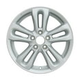 thumbnail image 1 of Kai 17 X 7 Reconditioned OEM Aluminum Alloy Wheel, All Painted Medium Silver, Fits 2006 - 2008 Honda Civic Coupe, 1 of 1