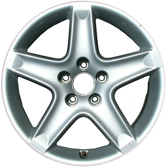Kai 17 X 8 Reconditioned OEM Aluminum Alloy Wheel, All Painted Silver, Fits 2004 - 2006 Acura TL