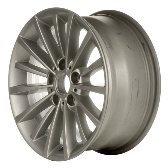 Kai 17 X 8 Reconditioned OEM Aluminum Alloy Wheel, Painted Sparkle Silver, Fits 2008 - 2011 BMW 3 Series Sedan