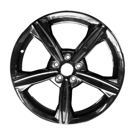 Kai 18 X 8 Reconditioned OEM Aluminum Alloy Wheel, All Painted Black, Fits 2015 - 2016 Ford Fusion