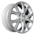 thumbnail image 1 of Kai 18 X 8 Reconditioned OEM Aluminum Alloy Wheel, All Painted Silver, Fits 2009 - 2010 Mazda 6, 1 of 1