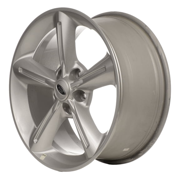 Kai 18 X 8 Reconditioned OEM Aluminum Alloy Wheel, All Painted Silver, Fits 2010 - 2012 Ford Mustang
