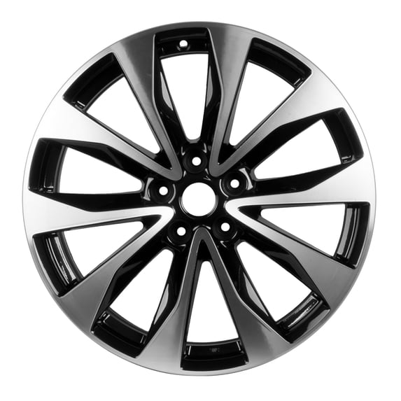 Kai 19 X 8.5 Reconditioned OEM Aluminum Alloy Wheel, All Painted Gloss Black, Fits 2016 - 2021 Nissan Maxima