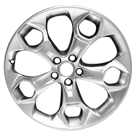 Kai 19 X 8 Reconditioned OEM Aluminum Alloy Wheel, All Painted Bright Silver w/ Black Primer, Fits 2013 - 2016 Ford Escape