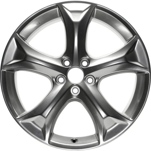 Kai 20 X 7.5 New Aluminum Alloy Wheel Replica, All Painted Smoked Hypersilver, Fits 2009 - 2015 Toyota Venza