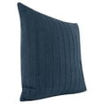 thumbnail image 1 of Kai 22 x 22 Throw Pillow, Tonal Woven Stripes, Cotton Viscose Blend, Blue, 1 of 4